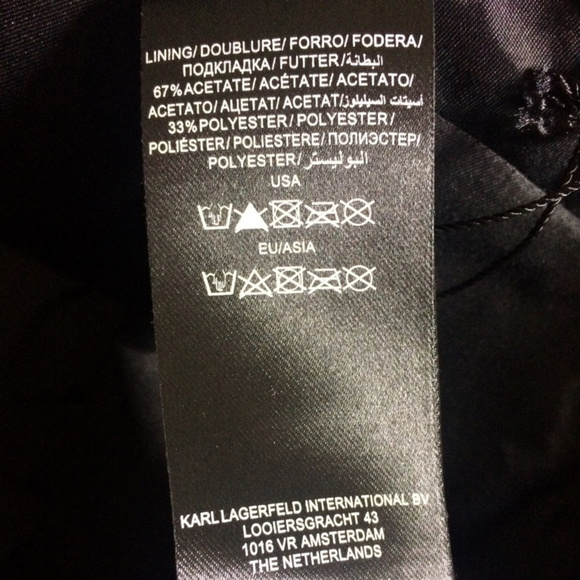 (Sold) NWT Karl Lagerfeld Delfine Black Mini Skirt - Picture 7 of 8